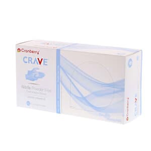 Crave Nitrile Powder-Free Exam Gloves, X-Small, Ice Blue, 200/Box, CR3555 thumbnail 14