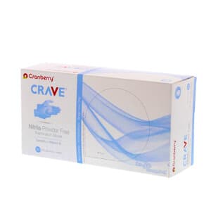 Crave Nitrile Powder-Free Exam Gloves, Medium, Ice Blue, 200/Box, CR3557 thumbnail 17