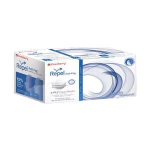 Cranberry Repel 4-Ply Anti-Fog Earloop Face Mask, ASTM Level 3, Pearl Silver, 50/Box, R2970SI thumbnail 7