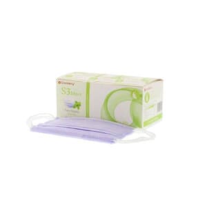 Cranberry S3 Mint Earloop Face Mask, ASTM Level 3, Lavender, 50/Box, S3090L thumbnail 8
