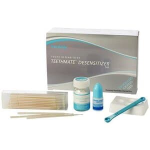 Teethmate Desensitizer Set, Powder 6g & Liquid 4.8ml, Complete Kit with Mixing Dish, Measuring Spoon, 50 Applicator Brushes, 1210KA thumbnail 25
