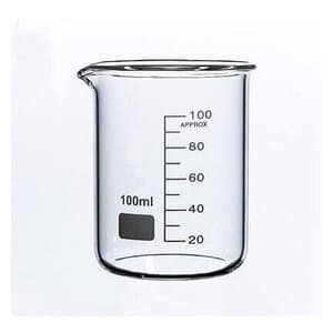 L&R PC-3 Glass Beaker Set, 100 mL with Positioning Cover, 40004 thumbnail 4