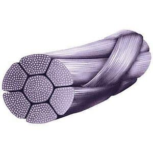 LOOK PolySyn 4-0 PGA Suture, Violet, Braided, 27" T-14 1/2 Circle, Box of 12 - -4/0 PolyGlycolic Acid Suture, Violet, Brd, 27" T14 - Image 1
