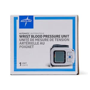Medline Plus Automatic Digital Wrist Blood Pressure Monitor, Gray/White, Latex-Free, 19.5cm Cuff thumbnail 11