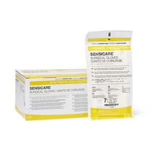 SensiCare® with Aloe Polyisoprene Surgical Gloves, Powder Free, Sterile, Hand-Specific, Size 7.5, White, 25 Pairs/Box, MSG1075 thumbnail 10