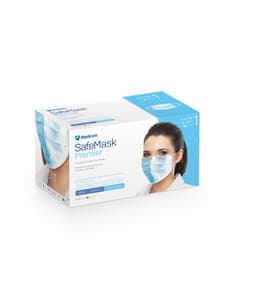 SafeMask Premier Procedure Earloop Face Mask, ASTM Level 1, Blue, 50/Box, 2015 thumbnail 16
