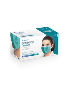 SafeMask® Premier™ Procedure Face Mask, ASTM Level 1, Ear Loop, Teal, 50/Box, 2018 thumbnail 17