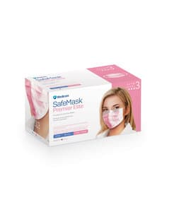 SafeMask® Premier Elite™ Procedure Earloop Face Mask, ASTM Level 3, Pink, 50/Box, 2046 thumbnail 20