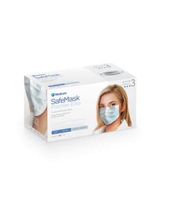 SafeMask Premier Elite Procedure Earloop Face Mask, ASTM Level 3, White, 50/Box, 2047 thumbnail 20
