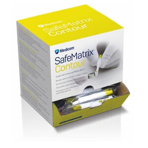SafeMatrix Contour Narrow Single-Use Matrix Bands, 4.5mm, Yellow, 50/Box, 30060 thumbnail 20