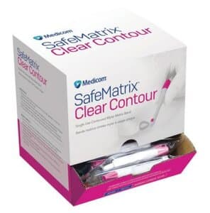 SafeMatrix Clear Contour Single-Use Matrix Bands, Narrow, Pink, 4.5mm, 50/Box, 30065 thumbnail 7