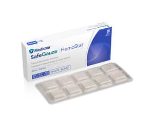 SafeGauze HemoStat Topical Hemostatic Dressing, 0.75" x 0.75", 4-Ply, 20/Box, 4900-STAT thumbnail 10