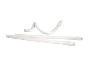 SafeBasics Saliva Ejectors, White with White Tip, 6", 100/Box, 703 thumbnail 2