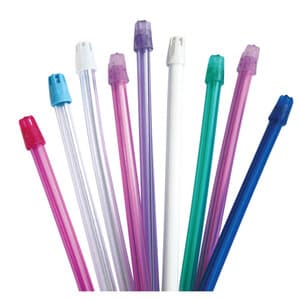 SafeBasics Saliva Ejectors, Clear Pink, 100/Pkg - SAFEBASICS SALIVA EJECTORS CLR PINK/PINK PK100 - Image 1