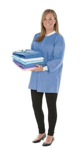 SafeWear Hipster Jacket, X-Large, Deep Blue, 45 g/m2 SMS, AAMI Level 2, 12/Pk, 8101-D thumbnail 14