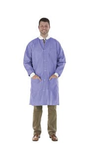 SafeWear High Performance Lab Coat, Medium, Plum Purple, SMS, 12/Pk, 8109-B thumbnail 14