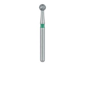 Meisinger Single-Use Sterile Diamond Burs, FG, Round, #0123C, 2.3 mm, Coarse, Green, 25/Pk thumbnail 13