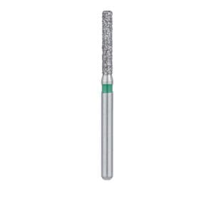 Meisinger Singles Disposable Diamond Bur, FG, Round Edge Cylinder, Coarse, #0614.8C, 1.4mm Diameter, 25/Pkg thumbnail 4
