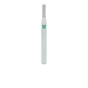 Meisinger Single-Use Sterile Diamond Bur, FG, Cylinder Flat End, #0710C, 1.0 mm, Coarse, Green, 25/Pk thumbnail 14