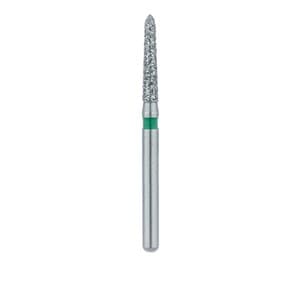 Meisinger Singles Disposable Diamond Bur FG, Coarse, Pointed Taper, 1.6mm Diameter, 8.0mm Length, #1716.8C, 25/Pk thumbnail 4