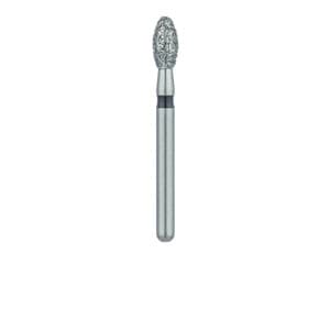 Meisinger Singles Disposable Diamond Bur, FG, Football/Egg, #1900C, 2.3mm, Super Coarse, Black, 25/Pk thumbnail 14