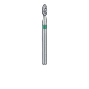 Meisinger Singles FG Single-Use Diamond Bur, Football/Egg #1908C, Coarse, 1.8mm, 25/Pk thumbnail 12