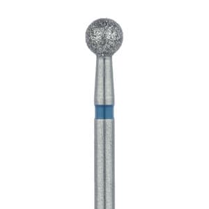 Meisinger Multi-Use Diamond Bur, FG, Round, #801, 2.9 mm, Medium Grit, Blue Ring, 5/Pk, 801-029-FG thumbnail 7