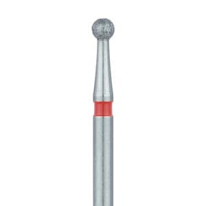 Meisinger Multi-Use Diamond Bur, FG, Round, #801F, 1.8 mm, Fine, Red, 5/Pk, 801F-018-FG thumbnail 6