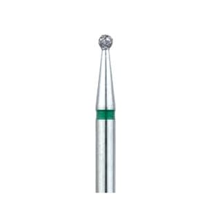 Meisinger Multi-Use Diamond Bur, FG, Round, #801G, 1.8 mm, Coarse, Green, 5/Pk, 801G-018-FG thumbnail 6