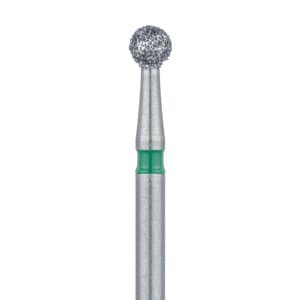 Meisinger 801G-023-SU FG Surgical Diamond Bur, Round, Coarse (Green), 2.3 mm, Multi-Use, 5/Pack thumbnail 6