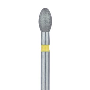 Meisinger Multi-Use Diamond Bur, FG, Football, #833C, 2.3 mm, Extra Fine, Yellow, 5/Pk, 833C-023-FG thumbnail 7