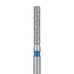 Meisinger Multi-Use Diamond Bur, FG, Long Cylinder, Flat End, #837L, 1.4 mm, Medium Grit, Blue Ring, 5/Pk, 837L-014-FG thumbnail 7