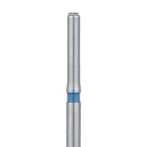 Meisinger 839-014-FG Diamond Bur, End Cutting Cylinder, Medium Grit, Blue Ring, 1.4 mm Head Diameter, Friction Grip, 5/Pk thumbnail 6