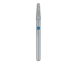 Meisinger 846R-018-FG Medium Diamond Bur, Round Edge Tapered, Friction Grip, 1.8 mm Head Diameter, Blue Ring, 5/Pack thumbnail 6