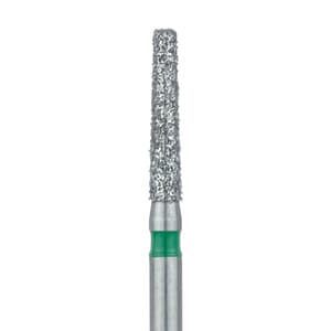 Meisinger Multi-Use Diamond Bur, FG, Long Tapered Flat End, #847G, 1.6 mm, Coarse, Green, 5/Pk, 847G-016-FG thumbnail 7