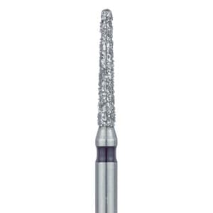 Meisinger 847H-014-FG Diamond Bur, Super Coarse, Flat End Taper, Friction Grip, 1.4 mm Head Diameter, 8.0 mm Head Length, 5/Pkg thumbnail 6