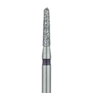 Meisinger 849H-014-FG Diamond Bur, Super Coarse (Black), Round End Tapered (Cone), Friction Grip, 1.4 mm Head Diameter, 6.0 mm Head Length, 5/Pkg thumbnail 6