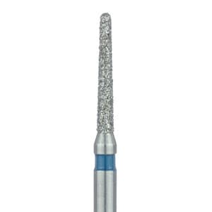 Meisinger FG #850G-012 Coarse Round End Taper Diamond Bur, 1.2 mm Head, 8 mm Working Length, Green Band, Multi-Use, 5/Pk thumbnail 7