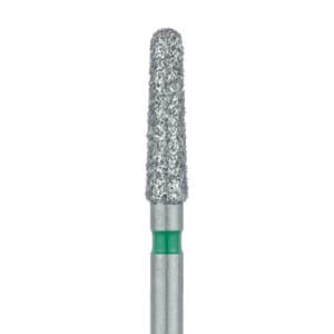 Meisinger 850G-021 FG Coarse Diamond Bur, Round End Taper, 2.1 mm, Green, 5/Pk thumbnail 8
