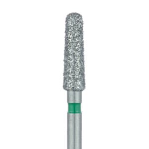 Meisinger 850G-025 FG Coarse Diamond Bur, Round End Taper (Chamfer), 2.5 mm Head, Green, 5/Pk thumbnail 7
