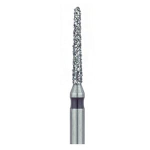 Meisinger 850H-012 Diamond Bur, Round End Taper, Super Coarse, FG, 1.2 mm, Black, 5/Pk thumbnail 8