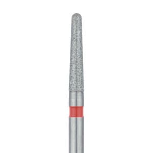 Meisinger Multi-Use Diamond Bur, Friction Grip, Round-End Taper Chamfer, 856F, 1.6 mm, Fine, Red, 5/Pk, 856F-016-FG thumbnail 8