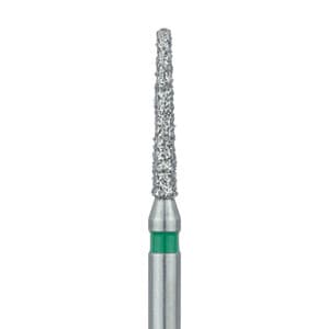 Meisinger Multi-Use Diamond Bur, Friction Grip, Round-End Taper Chamfer, 856G, 1.2 mm, Coarse, Green, 5/Pk, 856G-012-FG thumbnail 7