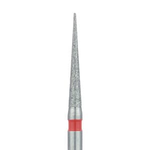 Meisinger 859F-014-FG Fine Diamond Bur, Needle Shape, 1.4 mm Head, 10 mm Working Length, Friction Grip, 5/Pack thumbnail 7