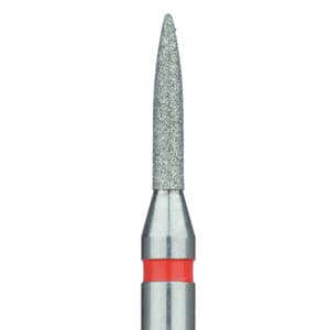 Meisinger 862F-012-RA Fine Diamond Bur, Flame Shape, 1.2 mm, Right Angle, 5/Pack thumbnail 6