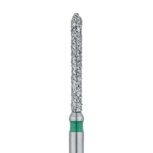 Meisinger 869G-012-FG Coarse Diamond Bur, Long Torpedo, Friction Grip, 1.2 mm Head Diameter, 10 mm Working Length, Green Ring, 5/Pkg thumbnail 6