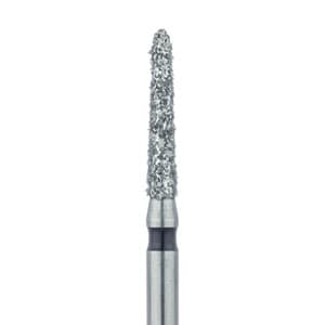 Meisinger 878H-016-FG Diamond Bur, Super Coarse, Black, Torpedo/Tapered Chamfer, FG, 1.6 mm, 5/Pk thumbnail 6