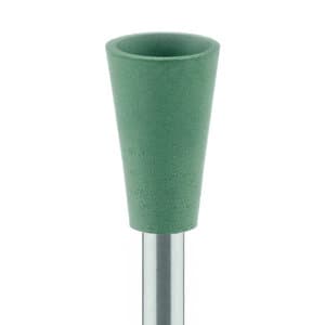 Meisinger #9504-065 Green Polisher Cup RA, Fine, 6.5mm, Pack of 5 thumbnail 3