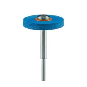 Meisinger 9752M-170-HP-B/O Porcelain Polishing Wheel, Medium Grit, Blue/Orange, HP Shank, 17.0 mm, 1 Each thumbnail 7