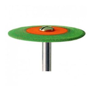 Meisinger 9770G-260-HP-GR/O Porcelain Polisher Disc, Knife Edge, Coarse, Green/Orange, 26 mm, Handpiece, 1/Pk thumbnail 10